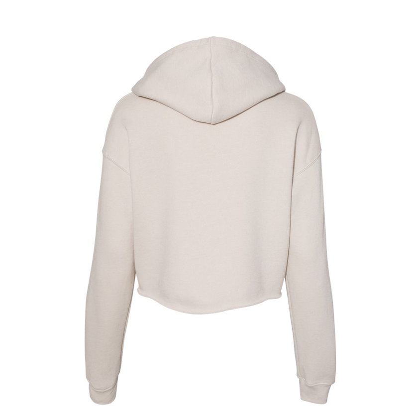 1901 Flag Cream Crop Hoodie