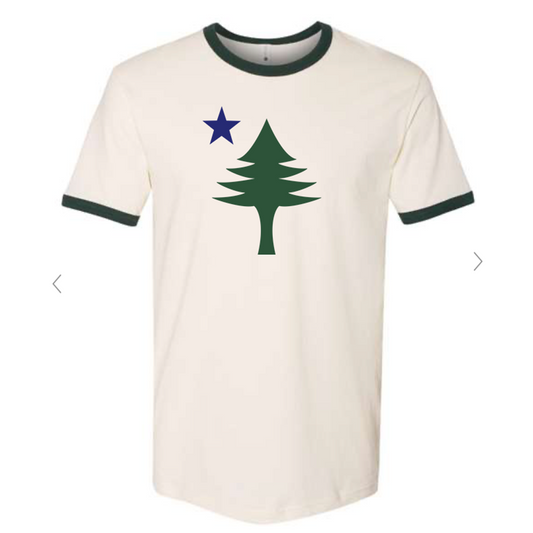 1901 Flag Ringer Tee
