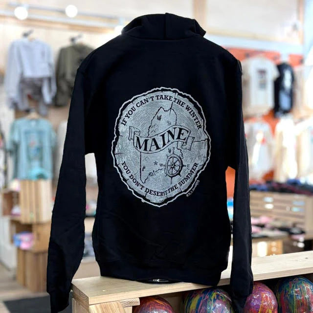 Winter Summer Zip-Up Hoodie